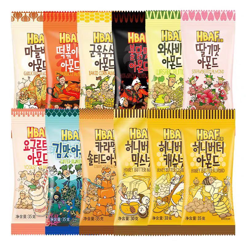 2026 สินค้าใหม่นําเข้าจากเกาหลี Snacks Ba Honey Butter Tonsulina Almond Flavour g Nuts Nuts Snacks k
