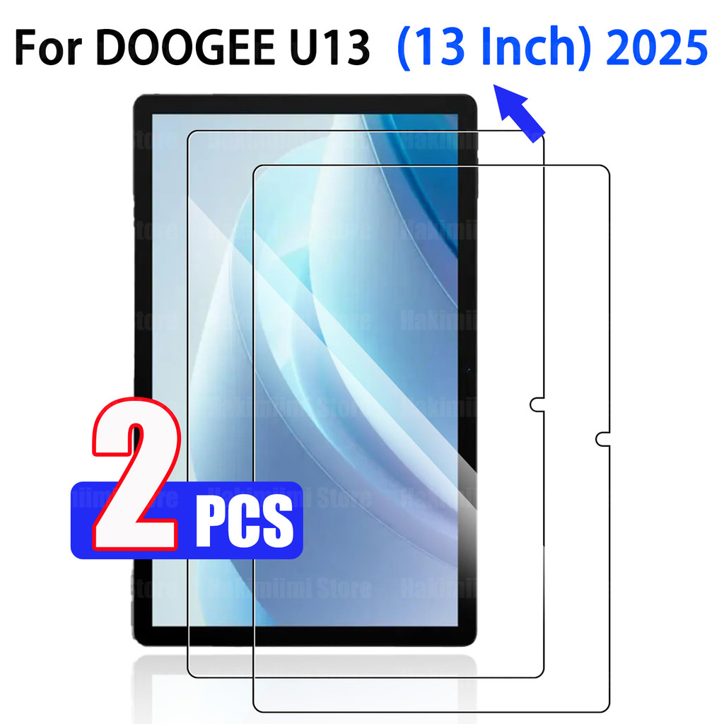 1‐3 ชิ้นสําหรับ Doogee U9 U13 U12 U11 U10 2025 pro แท็บเล็ตป้องกันหน้าจอฟิล์มแก้วสําหรับ Doogee Tab 
