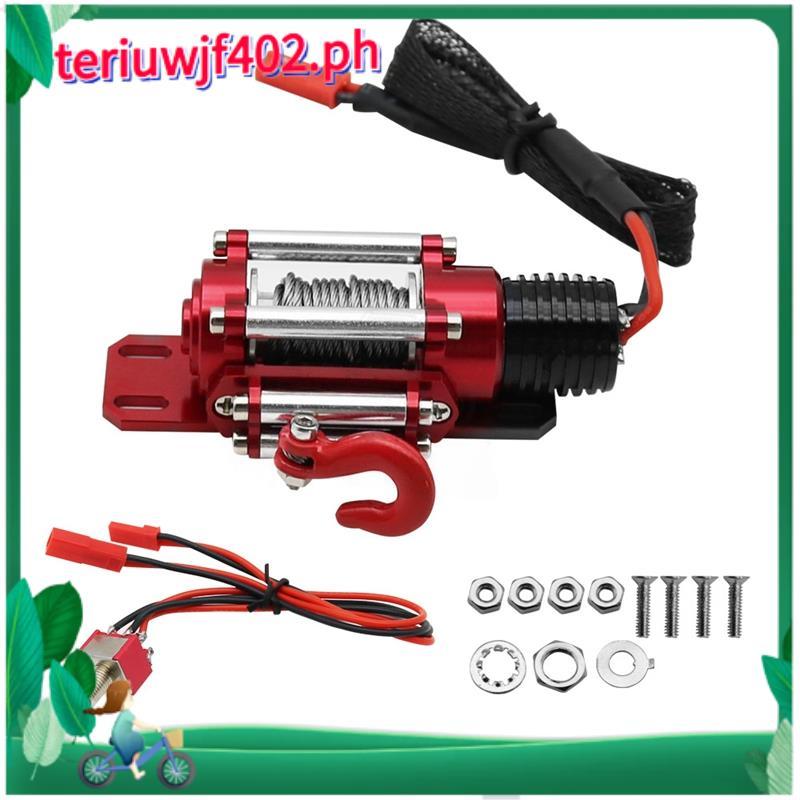 1:10 อัตโนมัติจําลอง Winch RC Crawler รถพร้อมสวิตช์ Winch RC Crawlers อัพเกรดอุปกรณ์เสริม