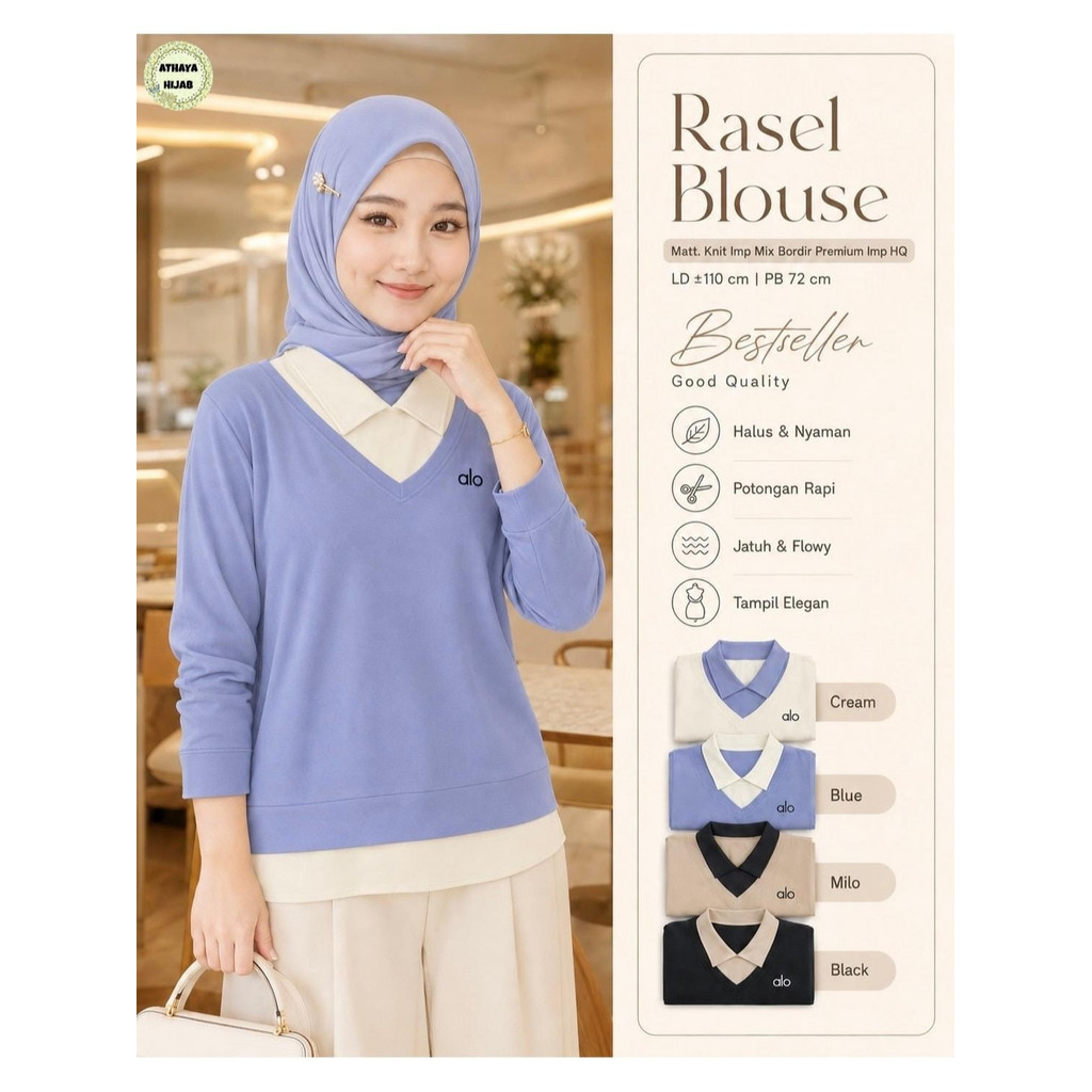 3108 MOBUYA RASELBLOUSE โดย AtHAYA DAILY WEAR