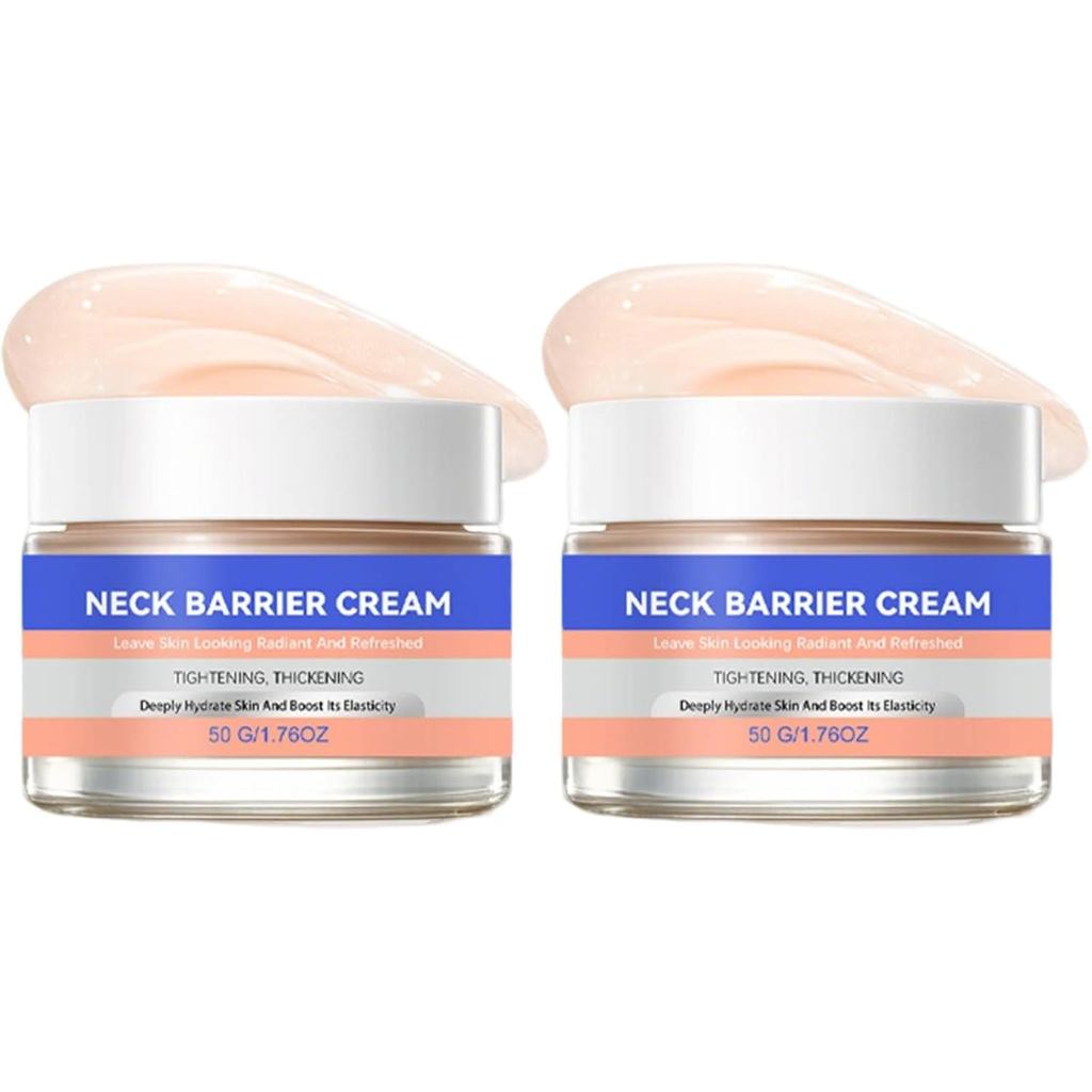 ครีมกระชับคอสําหรับคอและDécolleté, ECM Barrier Cream for Dry Crepey Skin, Hydrating Anti-Ageing Neck
