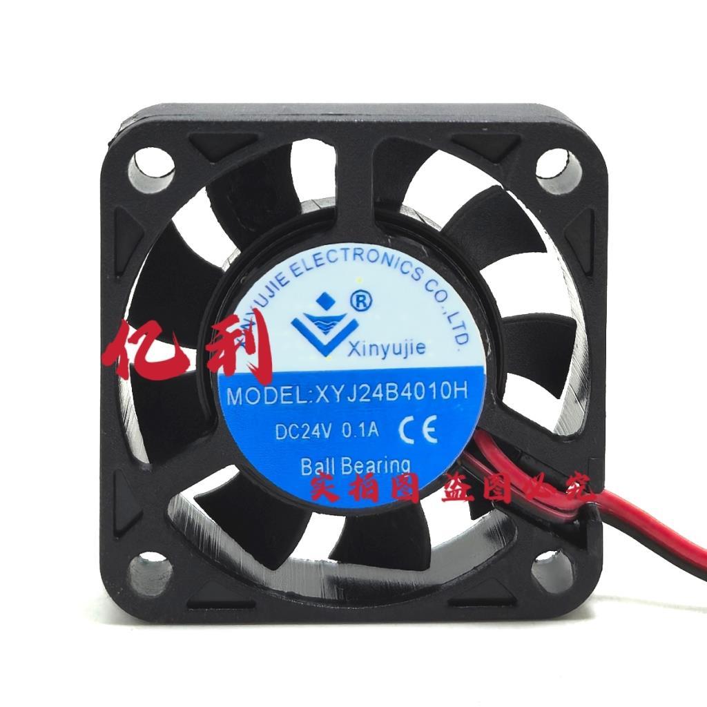 Xinyujie XYJ24B4010H 24V 0.1A พัดลมระบายความร้อน 4 ซม