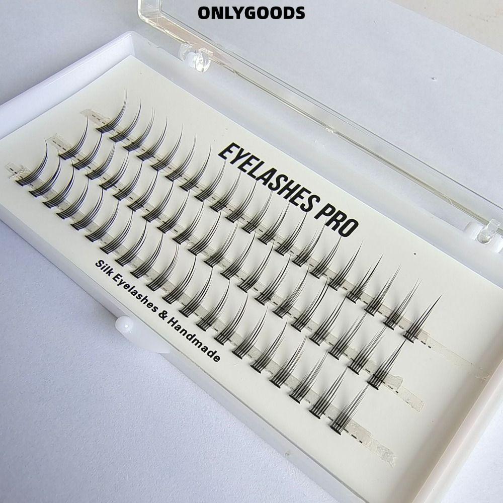 ONLYGOODS Cluster Lashes, Wispy Soft ส่วนบุคคล Lashes, Natural Handmade Flase Lashes DIY