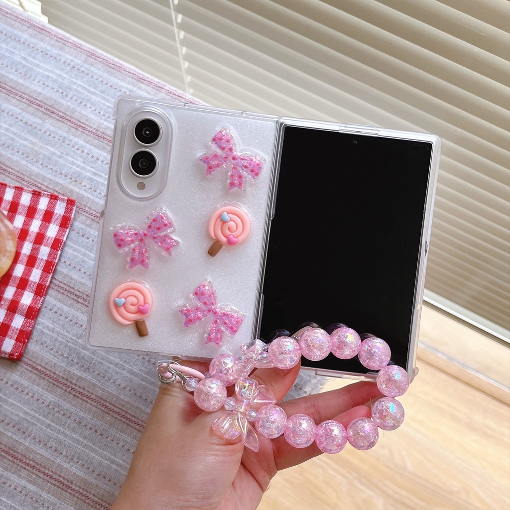 เหมาะสําหรับ Samsung Galaxy Z Fold 8 7 6 5 4 3 5G Galaxy Z Fold 8 Ultra 5G Y2K Coquette เคสโทรศัพท์ช