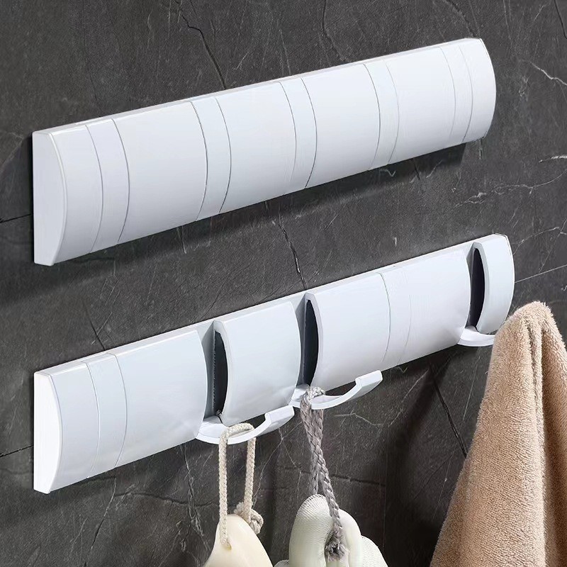Invisible Clothes Hook Wall Hanging Wall Entrance Cream Living Clothes Hook Row Hook Behind Door