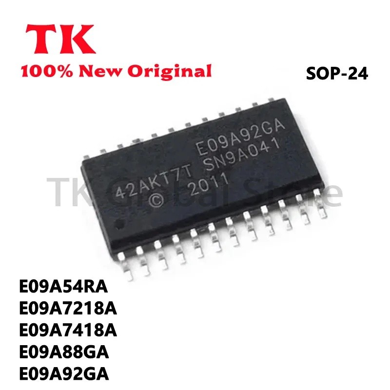 (1 ชิ้น) ใหม่ E09A7218A E09A7418A E09A92GA E09A88GA E09A54RA SOP-24 , ในสต็อกชิป ic OC1K
