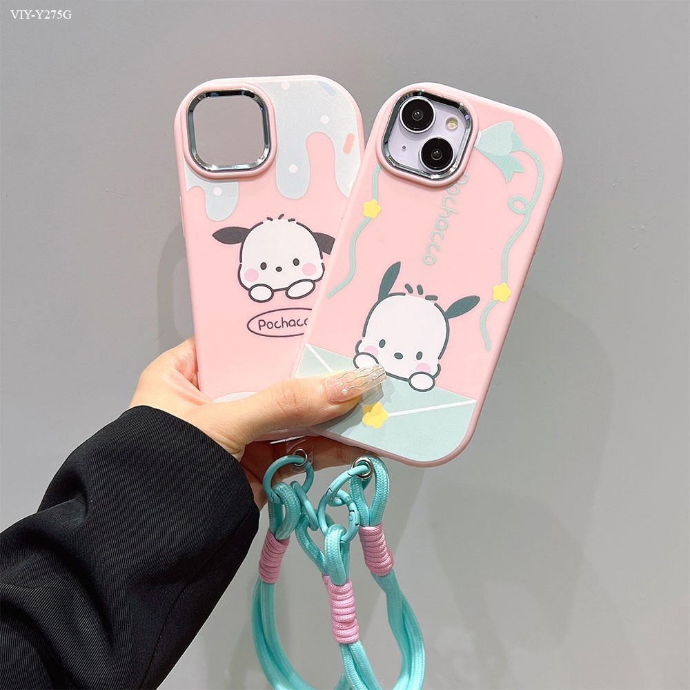 เคส For VIVO Y27 Y27S Y28 Y28S Y29 Y30 Y33S Y33T 4G 5G เชือกเส้นเล็ก ฟรีเชือกเส้นเล็ก ลายการ์ตูน GSK