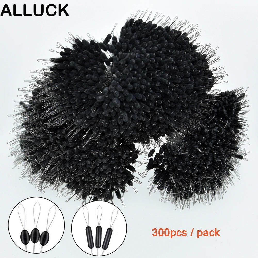ALLUCK อุปกรณ์ตกปลา Fish Line Stopper ขั้วต่อสีดํา