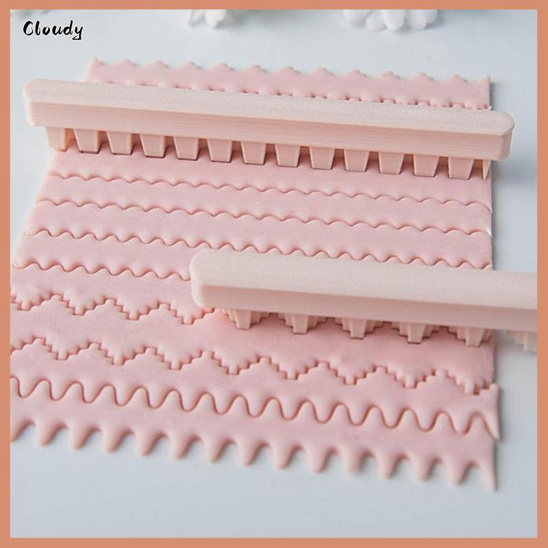 [Cloudy] เรขาคณิต Lace-Edge Polymer Clay Cutter Mold เริ่มต้นเครื่องมือทําด้วยมือสําหรับ DIY สไตล์โบ