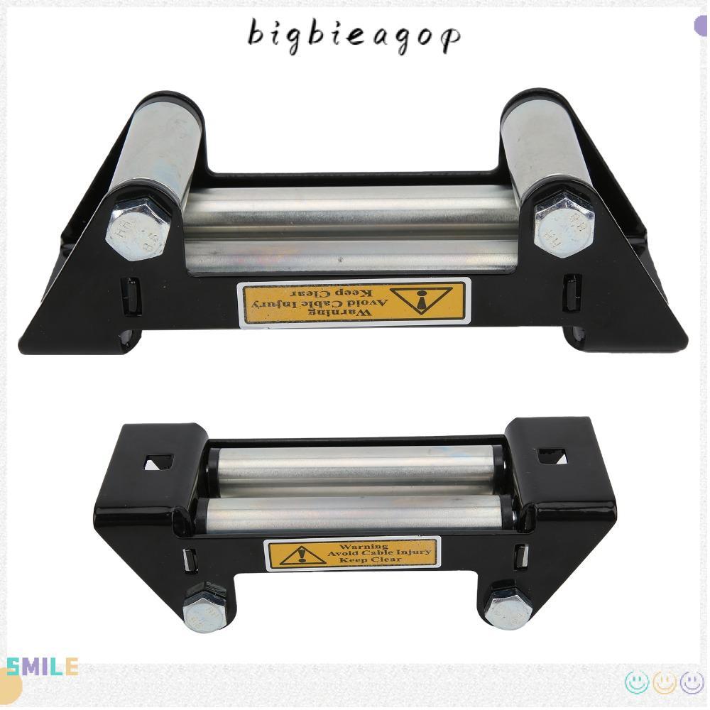 BIGBAEAKOP Winch Roller Fairlead, 152 มม./6in เหล็กสังกะสีชุบ Universal Winch Fairlead, Universal Bo