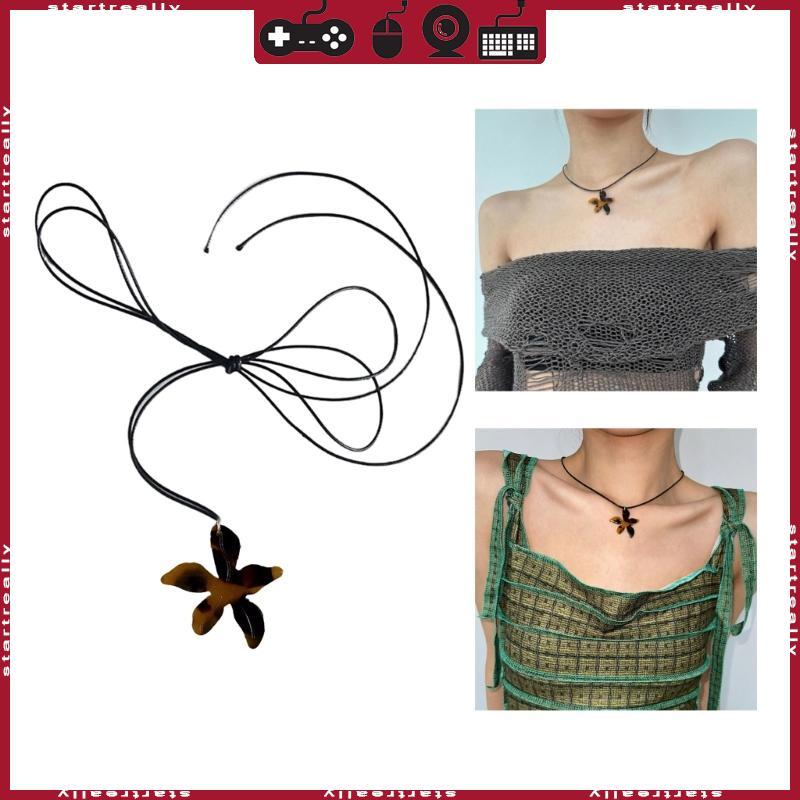 ST Maple Leaf Charm สร้อยคอแนวโน้ม Neckchain เครื่องประดับคอแฟชั่น Y2K อุปกรณ์เสริม