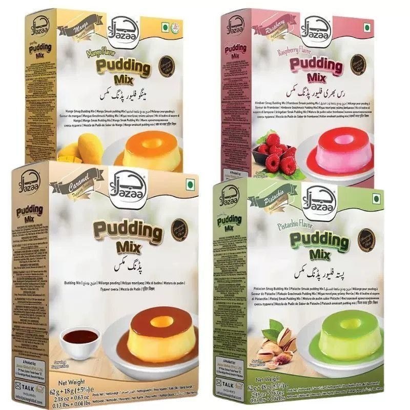 JAZAA PUDDING ปากีสถานรสผลไม้นําเข้า PUDDING Jelly PUDDING ขนมผง SL9826 @