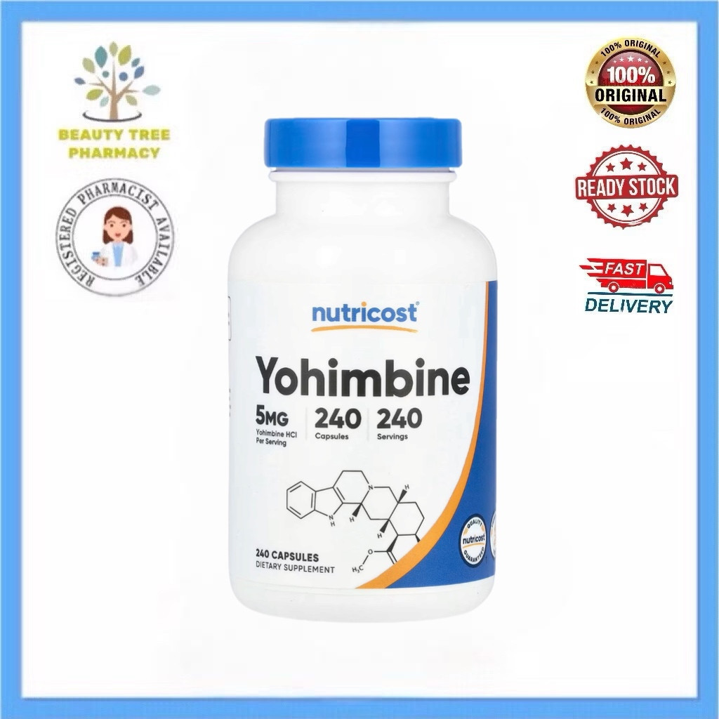 Nutricost Yohimbine 5มก. 120 แคปซูลExtreme时