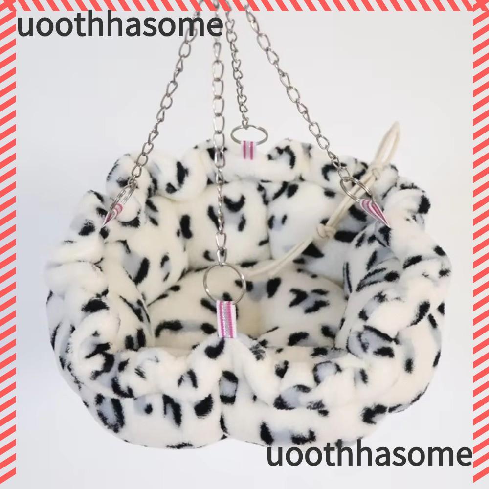 UOOTHASOME เปลญวนสัตว์ขนาดเล็ก, นุ่มตุ๊กตากรงสัตว์เลี้ยง Sleeper, สบาย Cozy ล้างทําความสะอาดได้ที่นอ