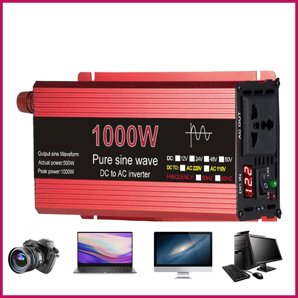 Power Inverter DC 12V ถึง 220V 12V DC ถึง 120V AC รถอินเวอร์เตอร์อะแดปเตอร์ 12V DC ถึง 120V AC Power