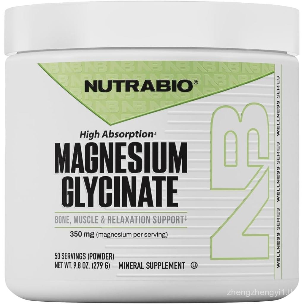 NutraBio Magnesium Glycinate Powder 350 มก. 50 เสิร์ฟ