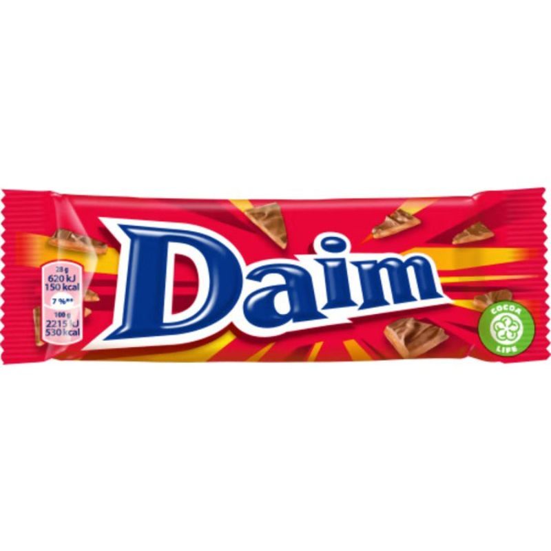 คราฟท์ช็อกโกแลต 28กรัม Kraft Marabou Daim Chocolate 28g.