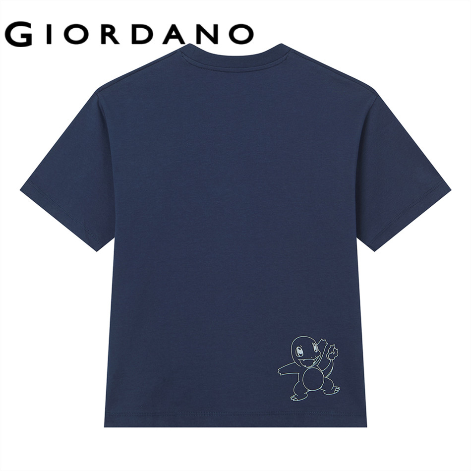 GIORDANO تيشيرت أطفال سورونا مطبوع Pokémon — صورة 6