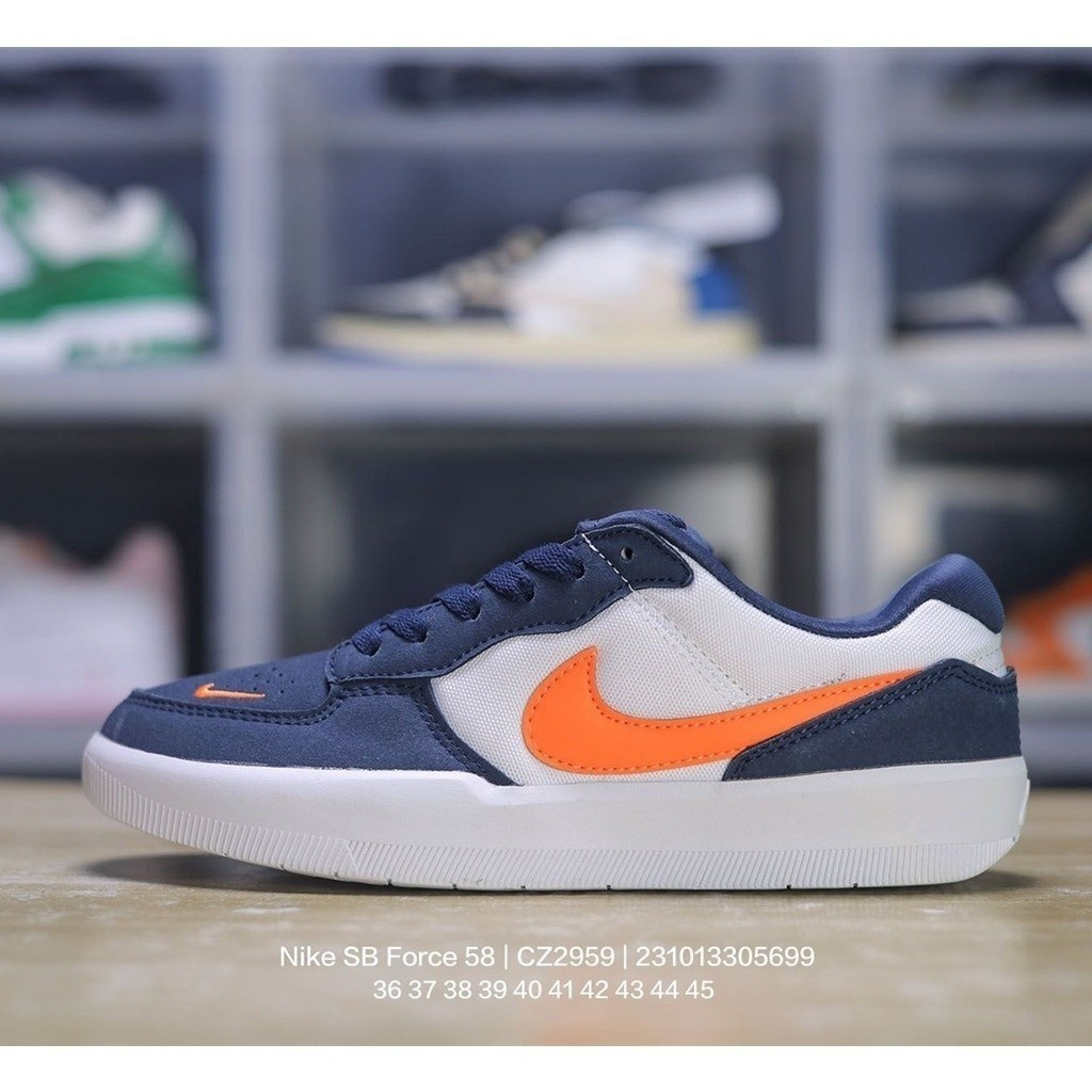 SB Force 58 "Pink Salt" SB Air Force 58 Series รองเท้าลําลอง รองเท้าสเก็ตบอร์ด หุ้มข้อต่ํา # 666 CDY