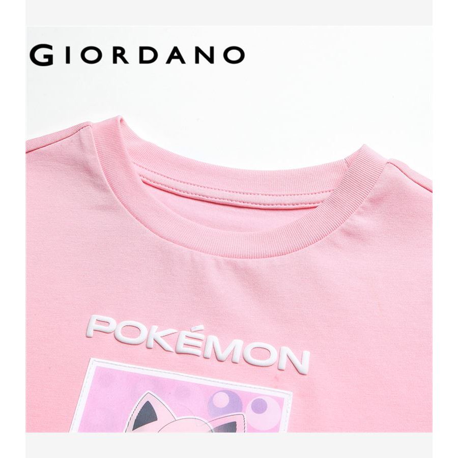 GIORDANO تيشيرت أطفال سورونا مطبوع Pokémon — صورة 8