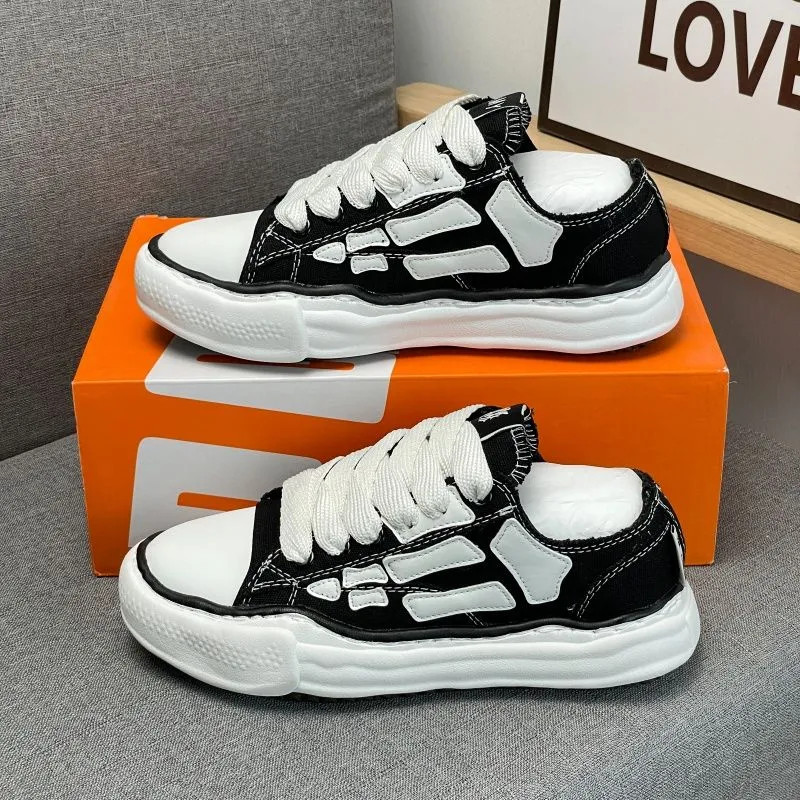 Mmy Joint amiri Black White Skull Bone Shoes
