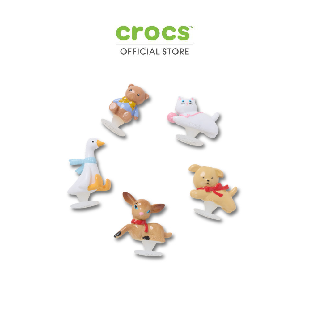 CROCS ตัวติดรองเท้า JIBBITZ™ CUTE AND CUDDLY 5 PACK
