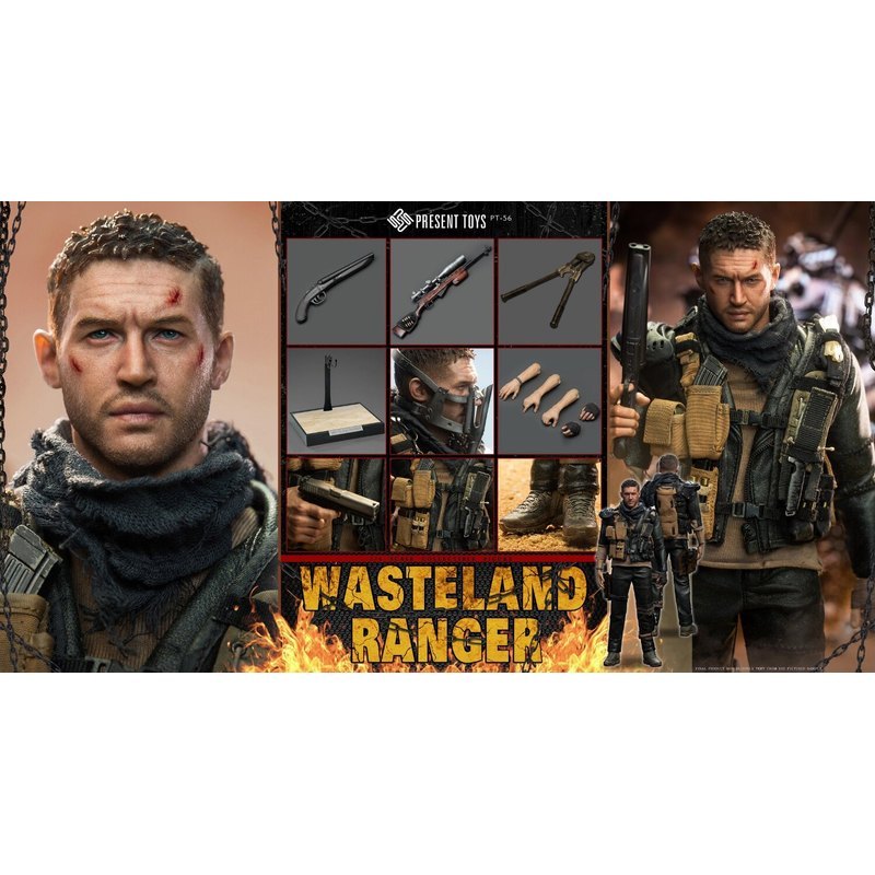 Authentic Original Design PRESENT TOYS PT-sp56 1/6 Mad Max Tom Hardy Figure
