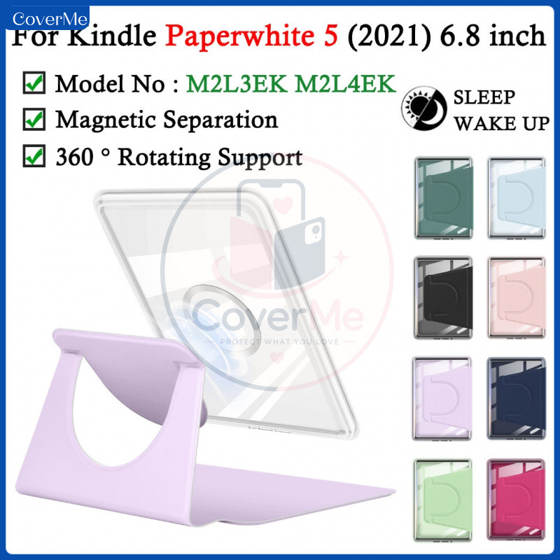 CoverMe  สําหรับ Kindle Paperwhite 5 11th Gen 2021 6.8 Signature Edition M2L3EK M2L4EK อาวุโสแม่เหล็