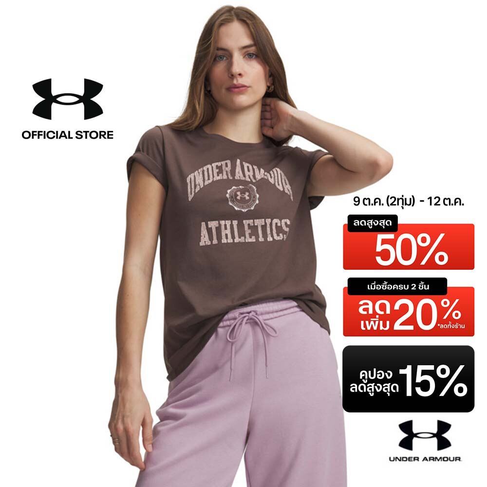 Under Armour تيشيرت نسائي UA Athletics Arch — صورة 2