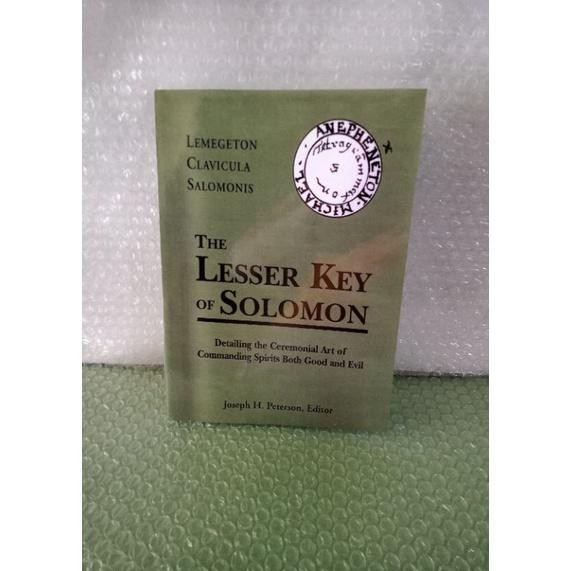 หนังสือทางกายภาพ THE LESSER KEY OF SOLOMON GOETIA
