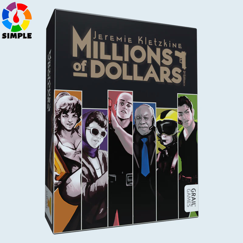 Millions of Dollars 2nd Edition Board Game