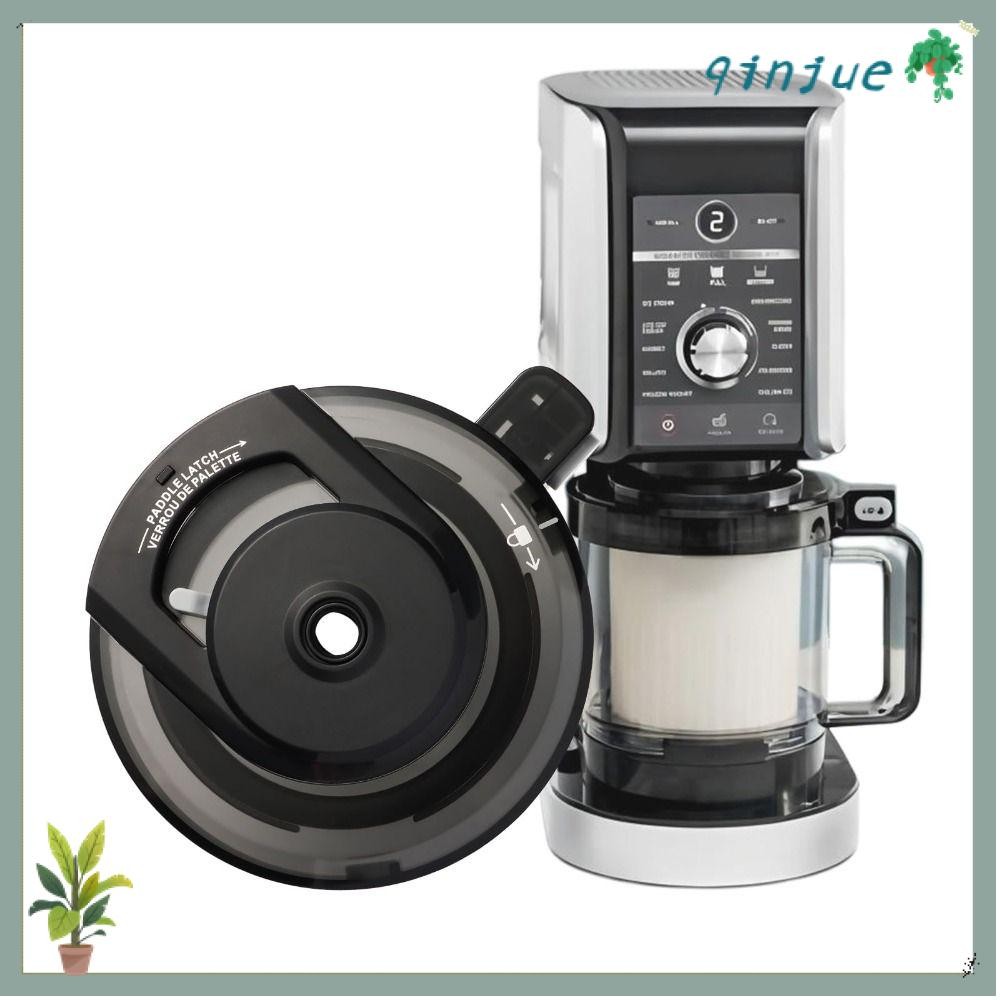 QINJUE ฝาครอบชามด้านนอก, กันน้ําเปลี่ยนสําหรับ Creami Deluxe ฝาปิด, ทําความสะอาดง่ายReusable BPA ฟรี