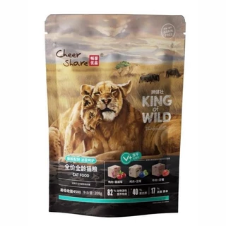 CheerShare King of Wild / Mother & Baby / Rich Meat อาหารเม็ดแมว เกรด Holistic Grain Free ขนาด 208-300 กรัม