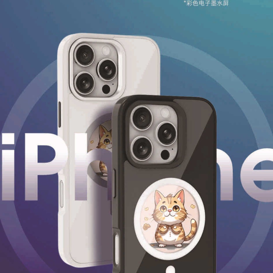 HD Round Bottle Magnetic NFC Smart AI Phone Case เหมาะสําหรับ iPhone13/14/15/16promax Full Range