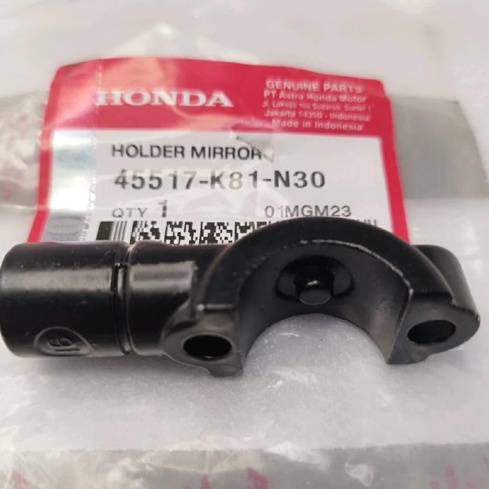 45517-K81-N30 LEFT MIRROR MOUNT BEAT ESP-BEAT STREET-BEAT POP ORIGINAL THAILAND SS99