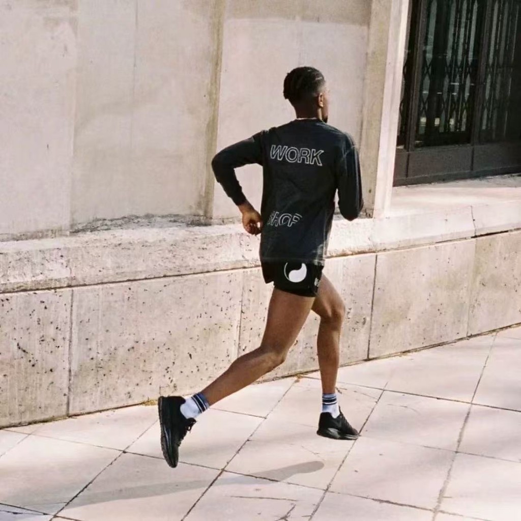 Our Legacy Joint Satisfy Running เสื้อยืดแขนยาว แบบสะท้อนแสง