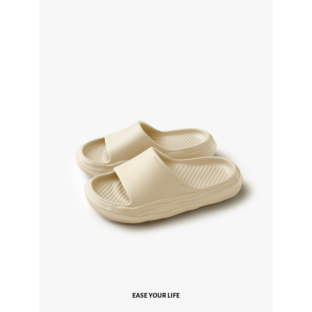 Posee Park West หนาSoled Shit-Stepping รองเท้าแตะผู้ชายฤดูร้อน Anti-Slip ในร่มบ้านห้องน้ําอาบน้ํารอง