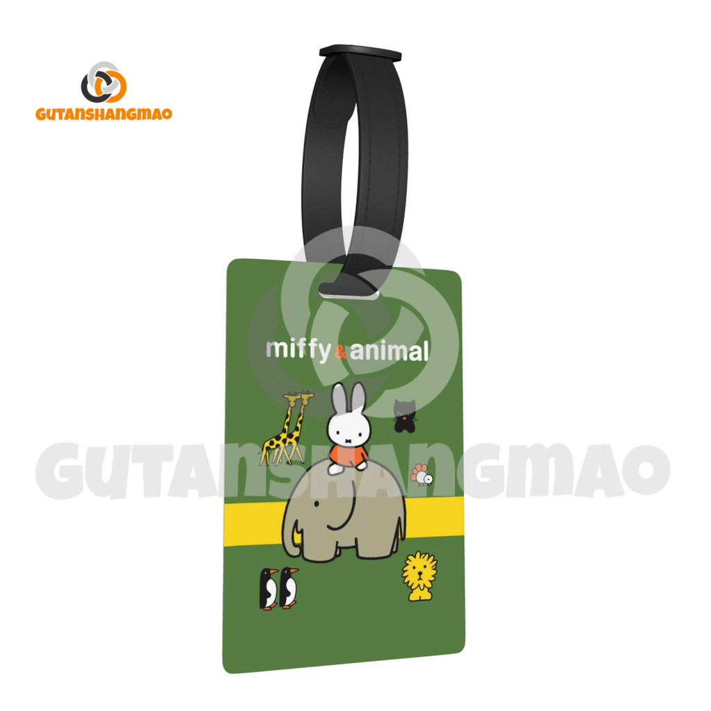 Miffy PVC กระเป๋าเดินทางแท็ก 5.4*8.5 ซม.Creative Personalization ที่อยู่ผู้ถือกระเป๋าเดินทางอุปกรณ์เสริม Baggage Tag - รูปที่ 7