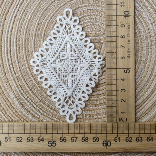 IFAYSHOW 1/4 ชิ้นเอว Expanders, ผ้าฝ้ายคลอดบุตรกางเกงยีนส์เอว Expander, ปรับ Hollow Lacework เสื้อผ้าอุปกรณ์เสริม DIY เครื่องแต่งกายจักรเย็บผ้าเครื่องมือ