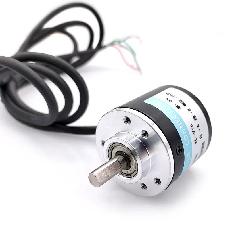 38S6G5-B-G24N Rotary Incremental Encoder AB 2 เฟสการเชื่อมต่อ 50/100/200/360P/R 5-24V Solid Shaft DC