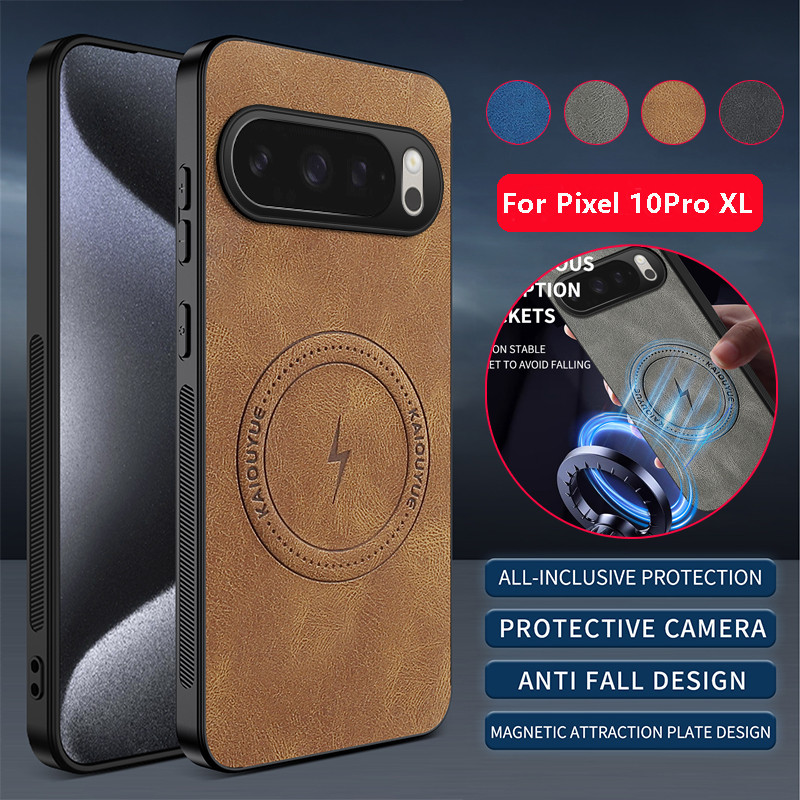 ปลอกกันกระแทกสําหรับ Google Pixel 10 Pro XL Pixel10 Pro Pixel10Pro 10ProXL Retro หนังเคสโทรศัพท์ป้อง