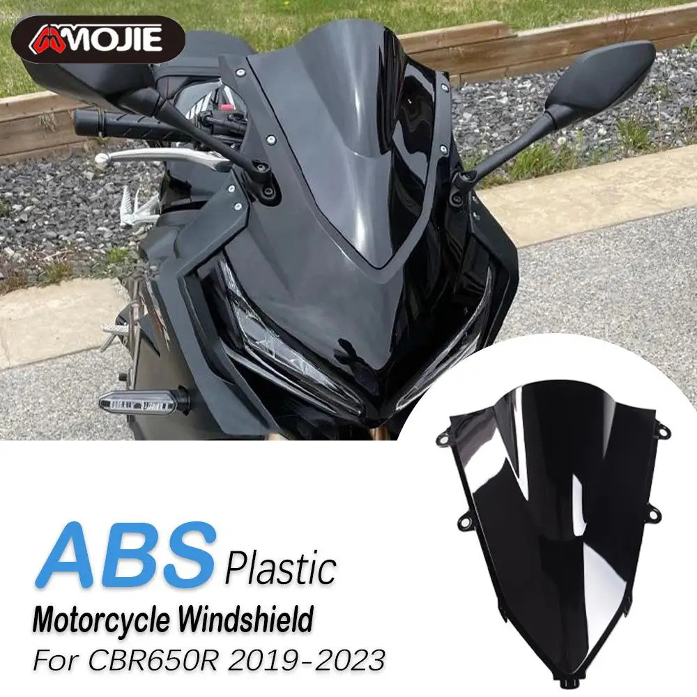 รถจักรยานยนต์ ABS กระจก Fairing กระจกหน้าจอสําหรับ HONDA CBR650R CBR 650R CBR650 CBR 650 R 2019 2020