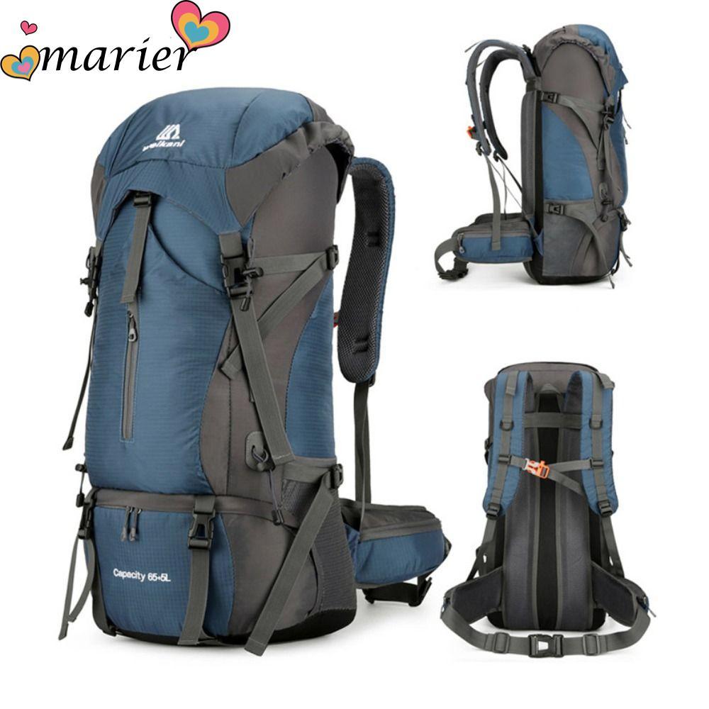 MARIER Travel Rucksack, 70L กระเป๋าเป้สะพายหลังเดินทางแบบใช้มือถือ, กระเป๋าเดินทางระบายอากาศอเนกประส