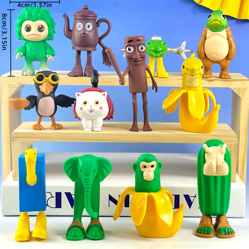 Tung Tung Tung Sahur 5/8/12 ชิ้น Tung Tung Tung Sahur ขายเป็นชุด ชุดตุ๊กตา