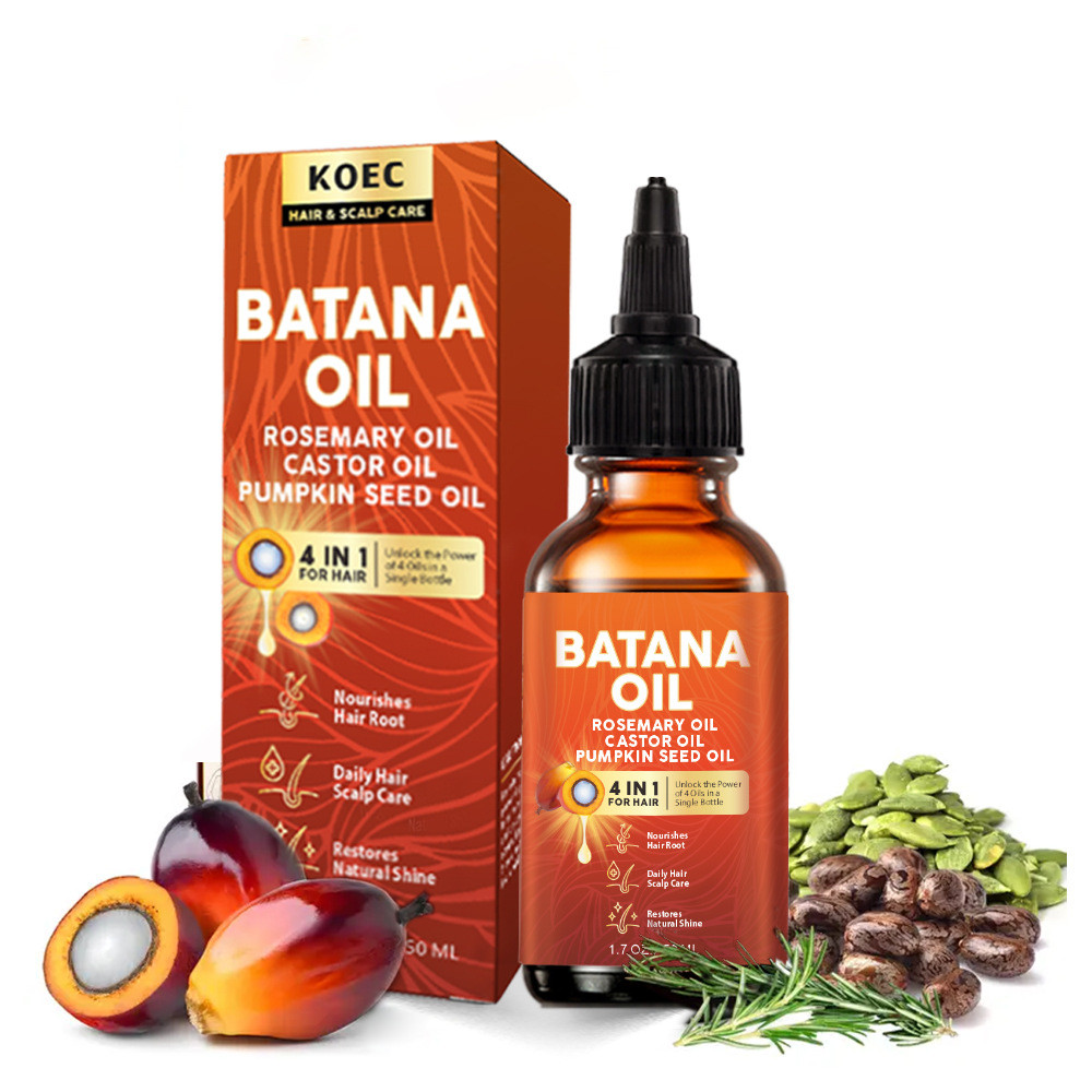 KOEC 4-in-1 Batana & Rosemary Hair Nourishing Care Essential Oil Batana & Rosemary Oil