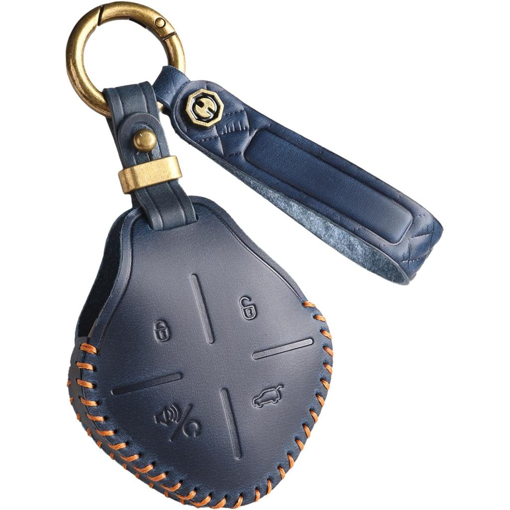 Ontto หนัง Key Fob ผู้ถือ Fit สําหรับ Chery Jetour Dashing X-1 Plus DTC IDM 2023 2024, สมาร์ทรีโมทกุ