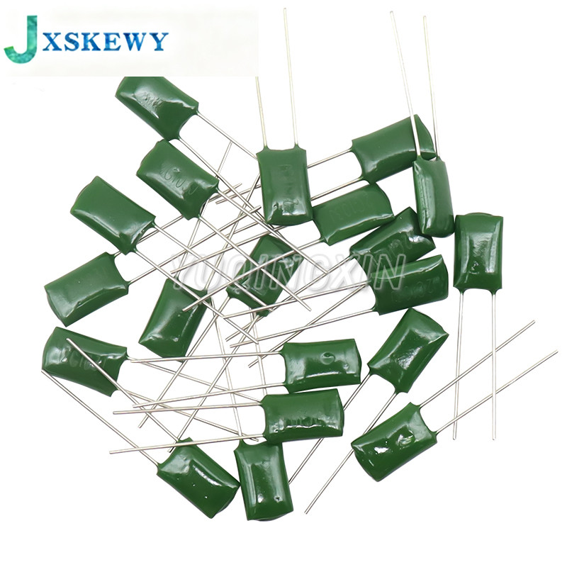 20pcs โพลีเอสเตอร์ตัวเก็บประจุฟิล์ม 250V 400V 1000V 2.2nF 4.7nF 10nF 22nF 68nF 100nF 2E222J 2E223J 2