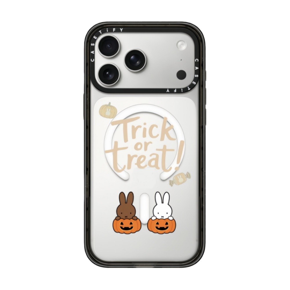 CASETi Miffy ฮาโลวีน Happy Together เคสอะคริลิคพลาสติกแข็งสําหรับ iPhone 17 16 Air 12 13 14 15 Plus Pro Max ปลอก - รูปที่ 4