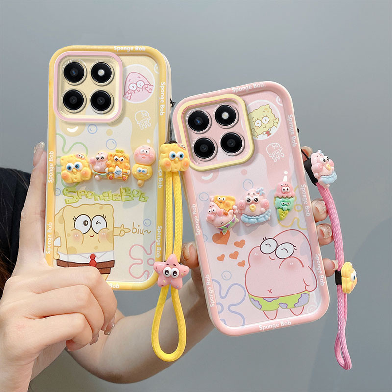 เคส Honor X7c ,Honor 200 สมาร์ท 5G เคส Kuromi Doraemon การ์ตูนโทรศัพท์ Cass สามมิติเคสน่ารักนุ่มเคสโ