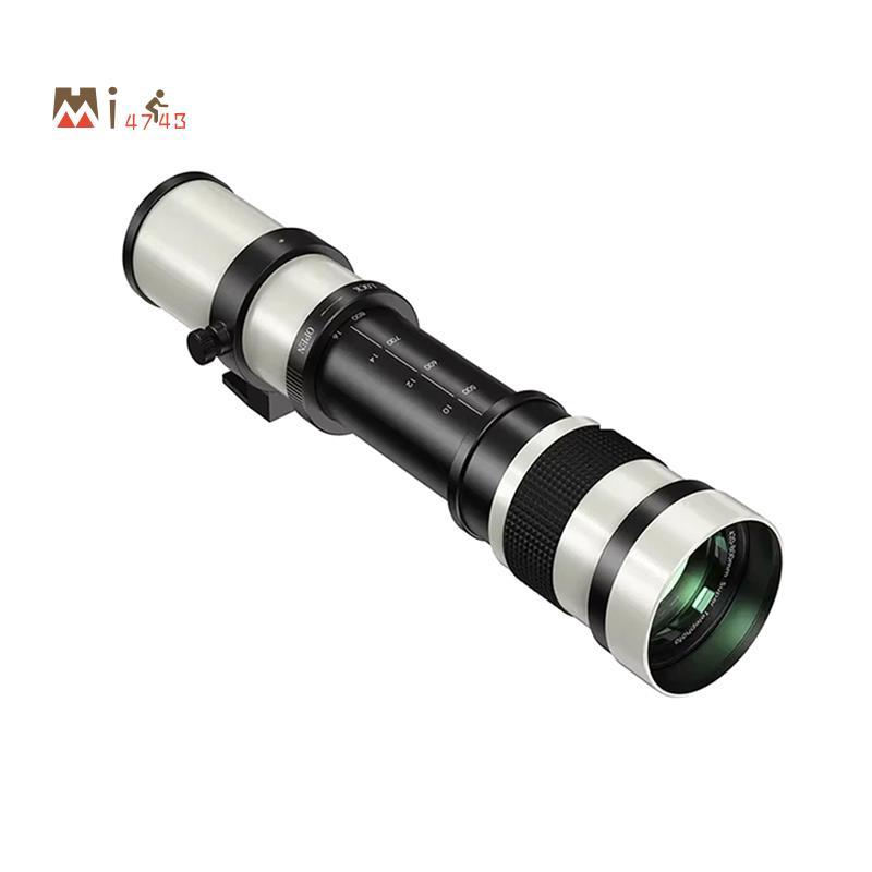 Mi4743Professional 420-800 มม.F8.3-16 คู่มือโฟกัส Telephoto ซูมเลนส์ Manual Telephoto ซูมเลนส์ SLR M